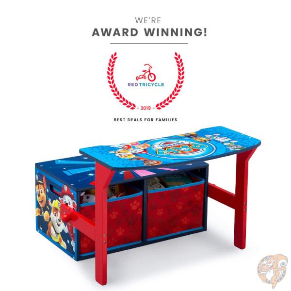 デルタチルドレン Delta Children 子供用 収納付き ベンチ パウ