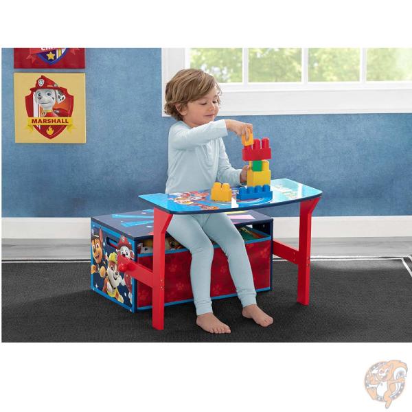 デルタチルドレン Delta Children 子供用 収納付き ベンチ パウ