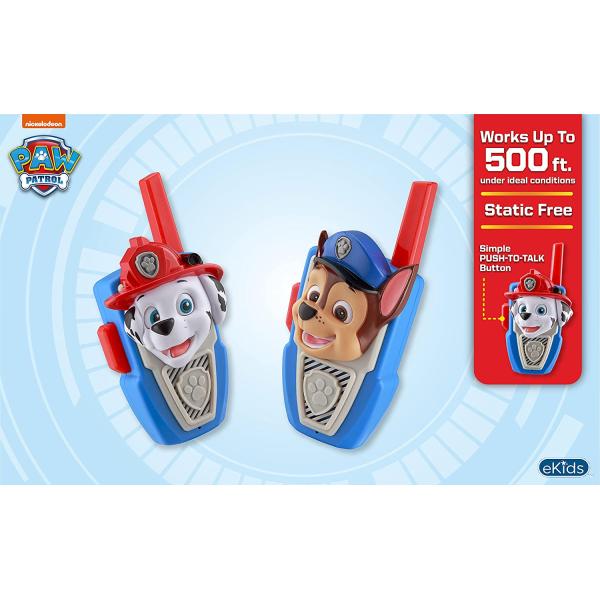 パウ・パトロール トランシーバー PAW Patrol Walkie Talkies パウパト 2個入り ウォーキートーキー チェイス マーシャル