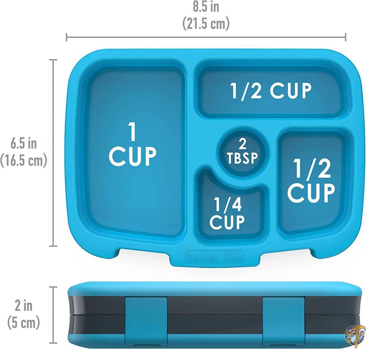 Bentgo(ベントゴー) 子ども用ランチボックス キッズプリント 恐竜 漏れ防止 5コンパートメント お弁当スタイル 3歳から7歳までお子様に理想的な食事量サイズ ビスフェノール-Aフリーで食品に安全な素材