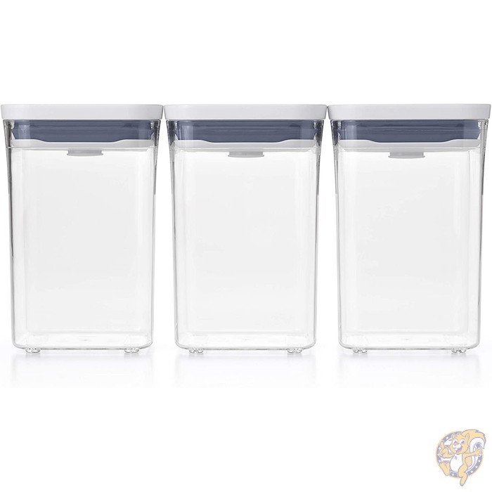 オクソー 四角ショートPOPボックス3点セット（小）OXO 収納ボックス