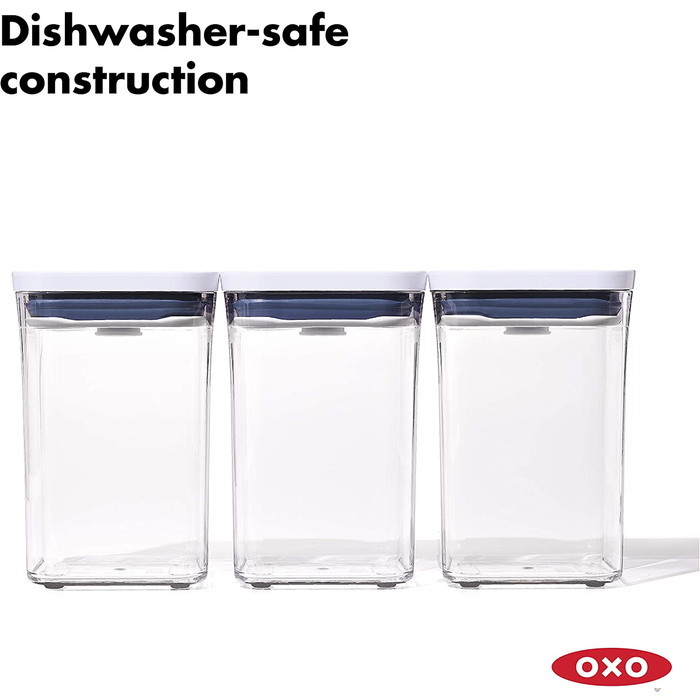 オクソー 四角ショートPOPボックス3点セット（小）OXO 収納ボックス