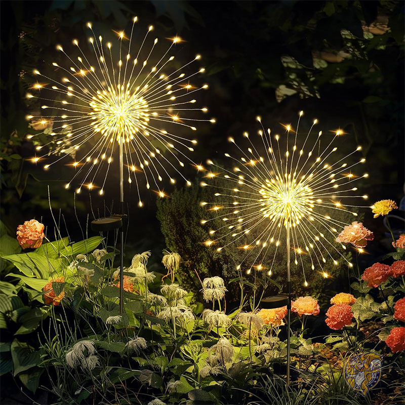 ソーラーガーデンライト 120LED 2個パック ガーデンライト装飾 屋外装飾ライト 120LED 2パック 庭 屋外用 フェアリーガーデンライト 装飾 ソーラーライト 庭 通路 花壇 プランター バルコニー パティオ ガーデン装飾 GIGALUMI ギガルミ