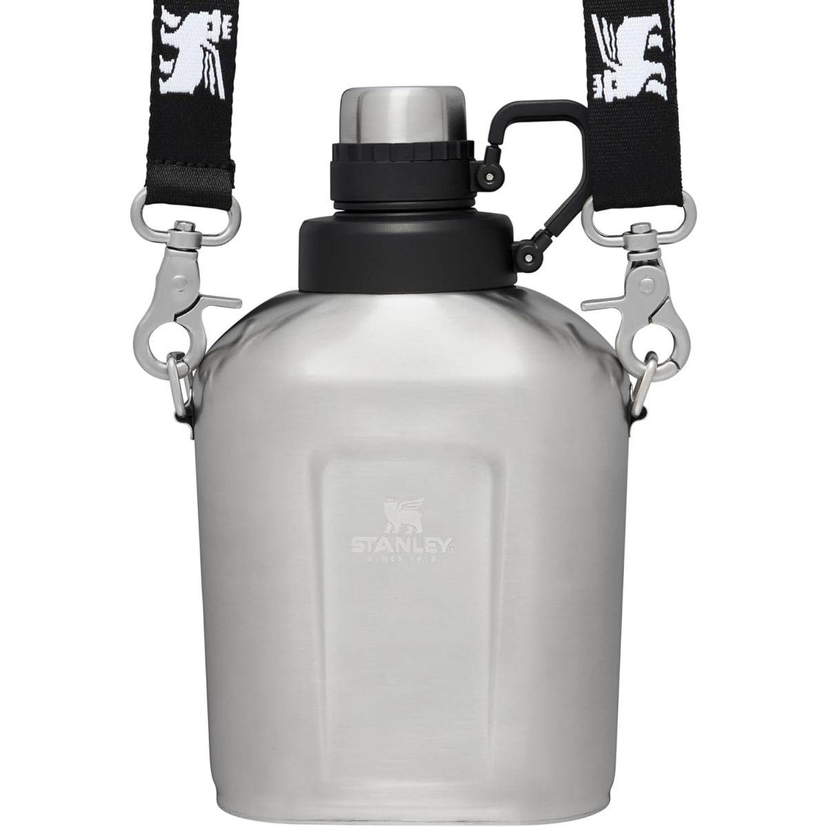 STANLEY スタンレー クラッシク 水筒 1リットル THE LEGENDARY CLASSIC CANTEEN | 1.1QT (Silver)