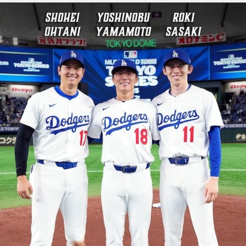 大谷翔平＆山本由伸＆佐々木朗希 東京シリーズ記念コイン 日本人