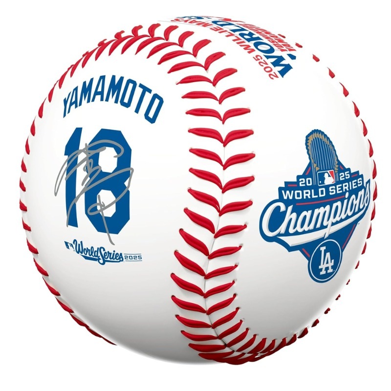 2025年 MVP 山本由伸 記念ボール ドジャース ワールドシリーズ優勝記念