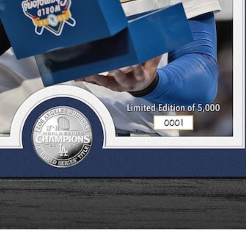 大谷翔平 リングセレモニー 記念コイン 2024 ワールドシリーズ優勝 シルバーコインフォト 額縁入り ロサンゼルス・ドジャース