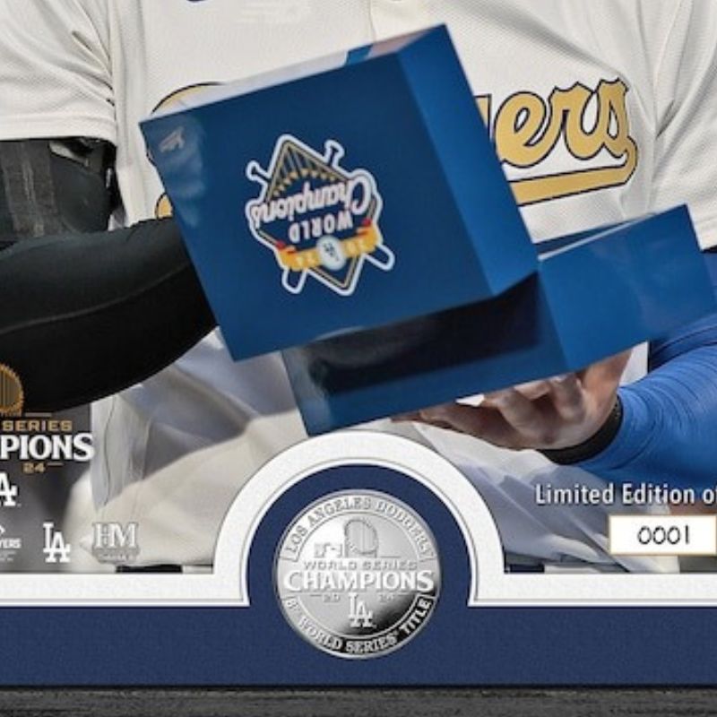 大谷翔平 リングセレモニー 記念コイン 2024 ワールドシリーズ優勝 シルバーコインフォト 額縁入り ロサンゼルス・ドジャース