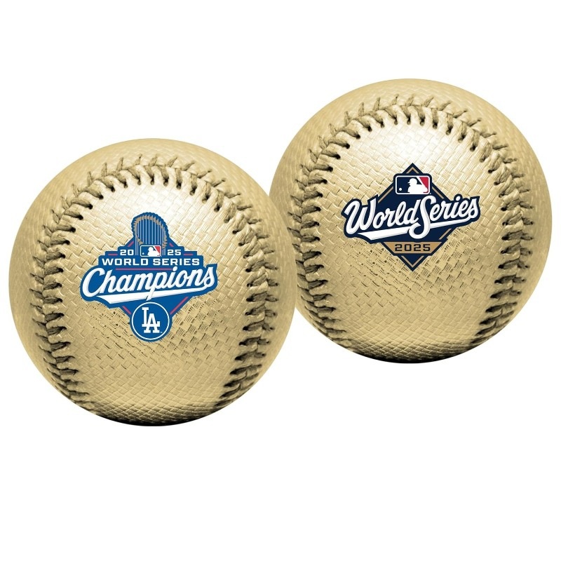 金色野球ボール ロサンゼルス ドジャース 2025 ワールドシリーズ 優勝記念 ゴールドボール MLB公式 チャンピオンズモデル ローリングス Rawlings 野球ボール