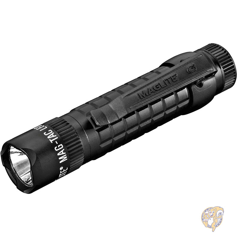 懐中電灯 Mag-Tac LED 2セル CR123 手持ち懐中電灯 クラウンベゼル マットブラック 防災 災害 マグライト MagLite