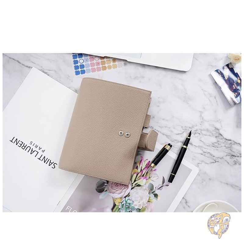 手帳 パーソナル リュクス リング プランナー 本革バインダー オーガナイザー 30mm リング ルーズリーフ式手帳 Moterm モターム