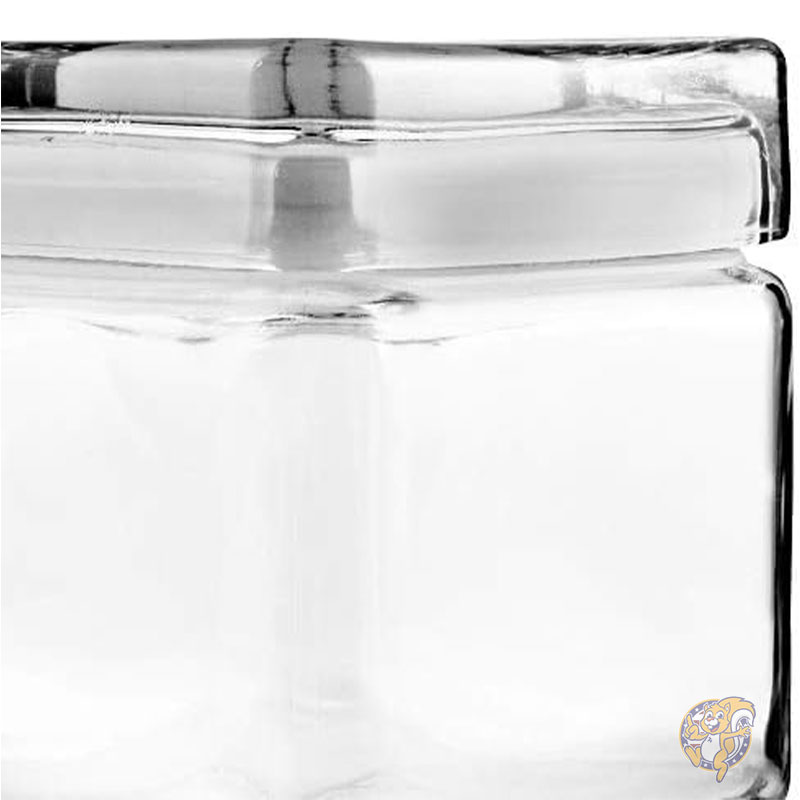 食品保存容器 ジャー 0.94L 1クォート 積み重ね可能なジャー ガラス蓋付き 4個セット アンカーホッキング Anchor Hocking
