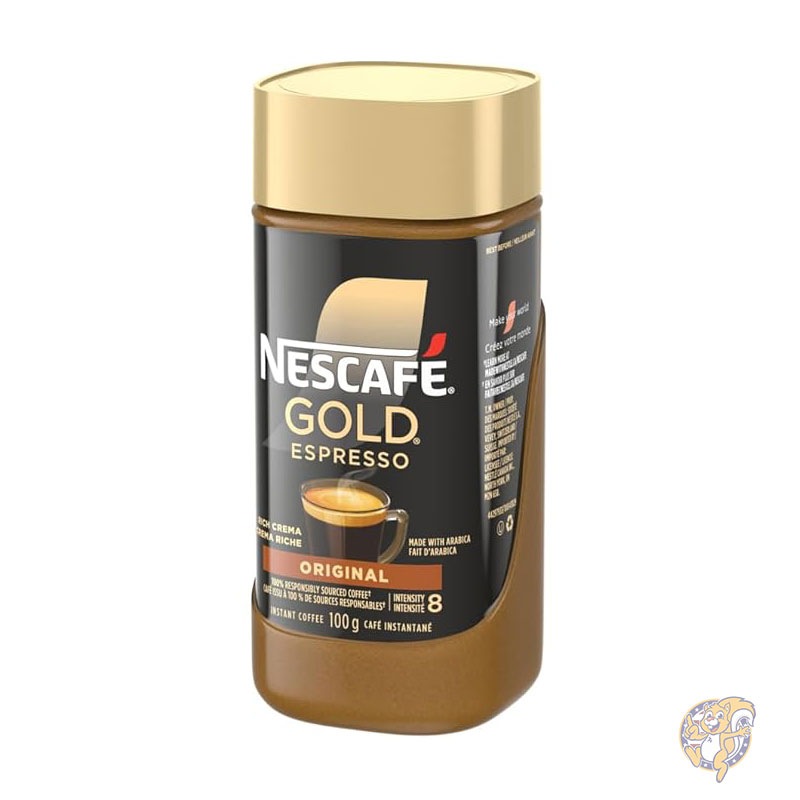 ネスカフェ NESCAFE ゴールド エスプレッソ インスタントコーヒー 100g/3.5オンスジャー（2パック） カナダより輸入