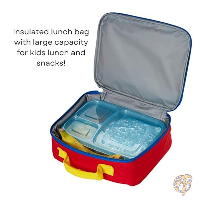 パウ・パトロール ニコロデオン チェイス マーシャル ラブル ランチボックス 男の子と女の子用 子供用ソフト断熱ランチバッグ バイオワールド Bioworld