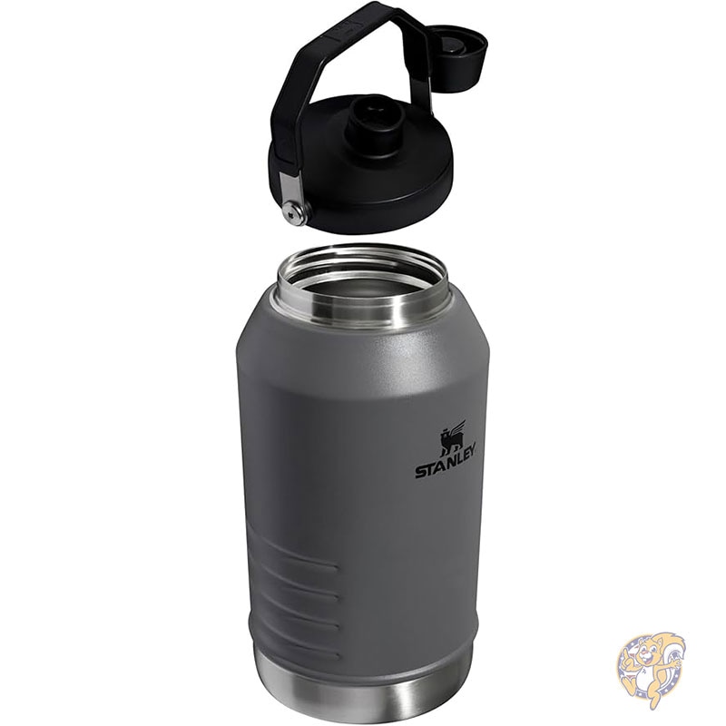 Stanley スタンレー アイスフロー ウォーターボトル 2.8L ファストフロー ジャグ リサイクルステンレススチール製ウォータータンブラー 持ち運びに便利なハンドル付き