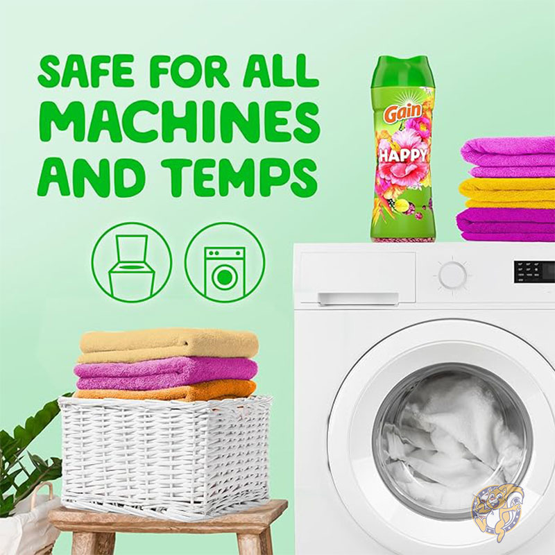 ゲイン Gain 洗濯洗剤 衣類消臭 インウォッシュ ランドリー セント ブースター ビーズ ハッピー セント 24 オンス 680g