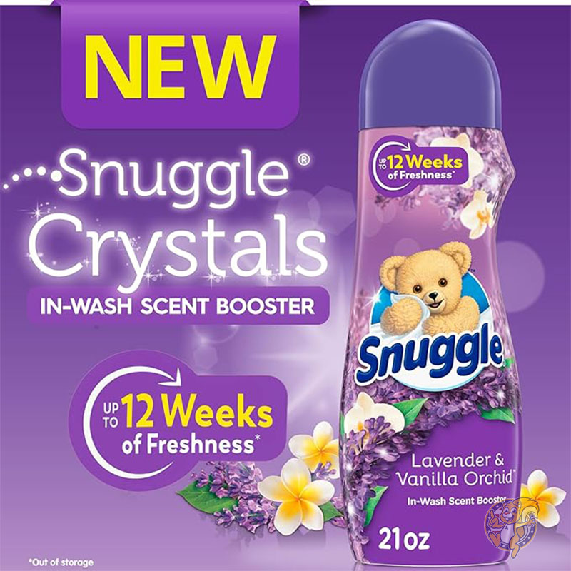 スナッグル Snuggle 洗濯洗剤 消臭剤 インウォッシュ 香りブースター ラベンダー 21オンス 595g 4個パック