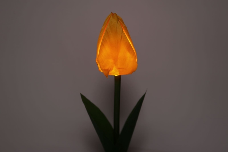 イルミネーションフラワー　チューリップ　黄　　　　　　　　　　　　　＊花のみ