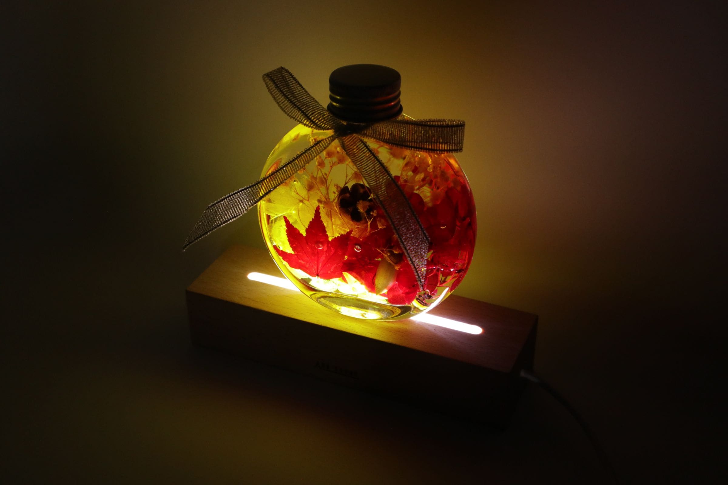 ハーバリウムSET　(秋限定：紅葉)　