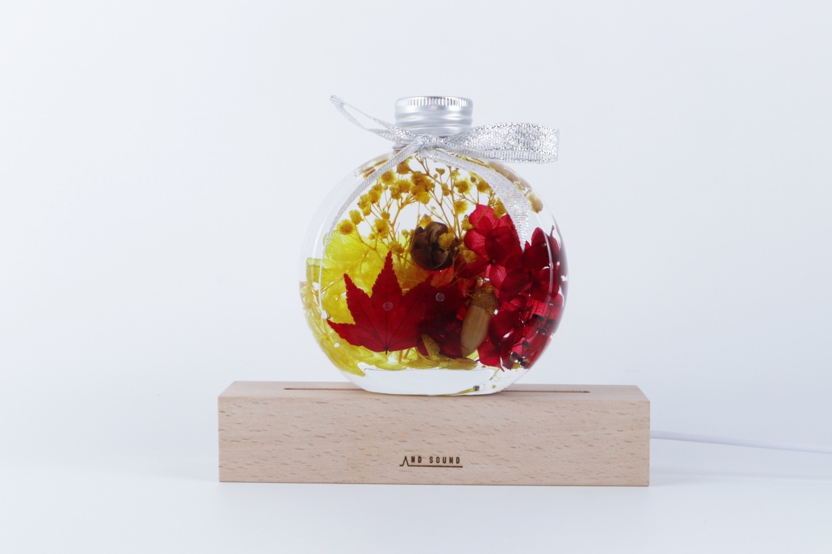 ハーバリウムSET　(秋限定：紅葉)　