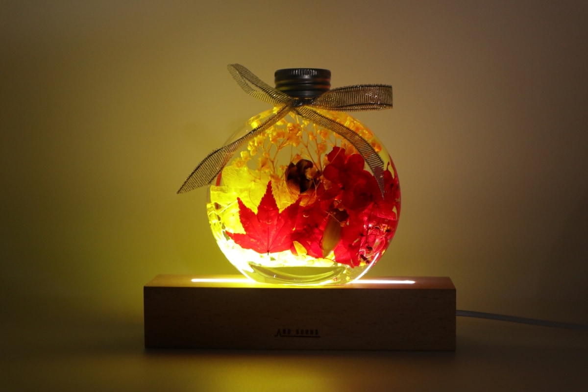 ハーバリウムSET　(秋限定：紅葉)　