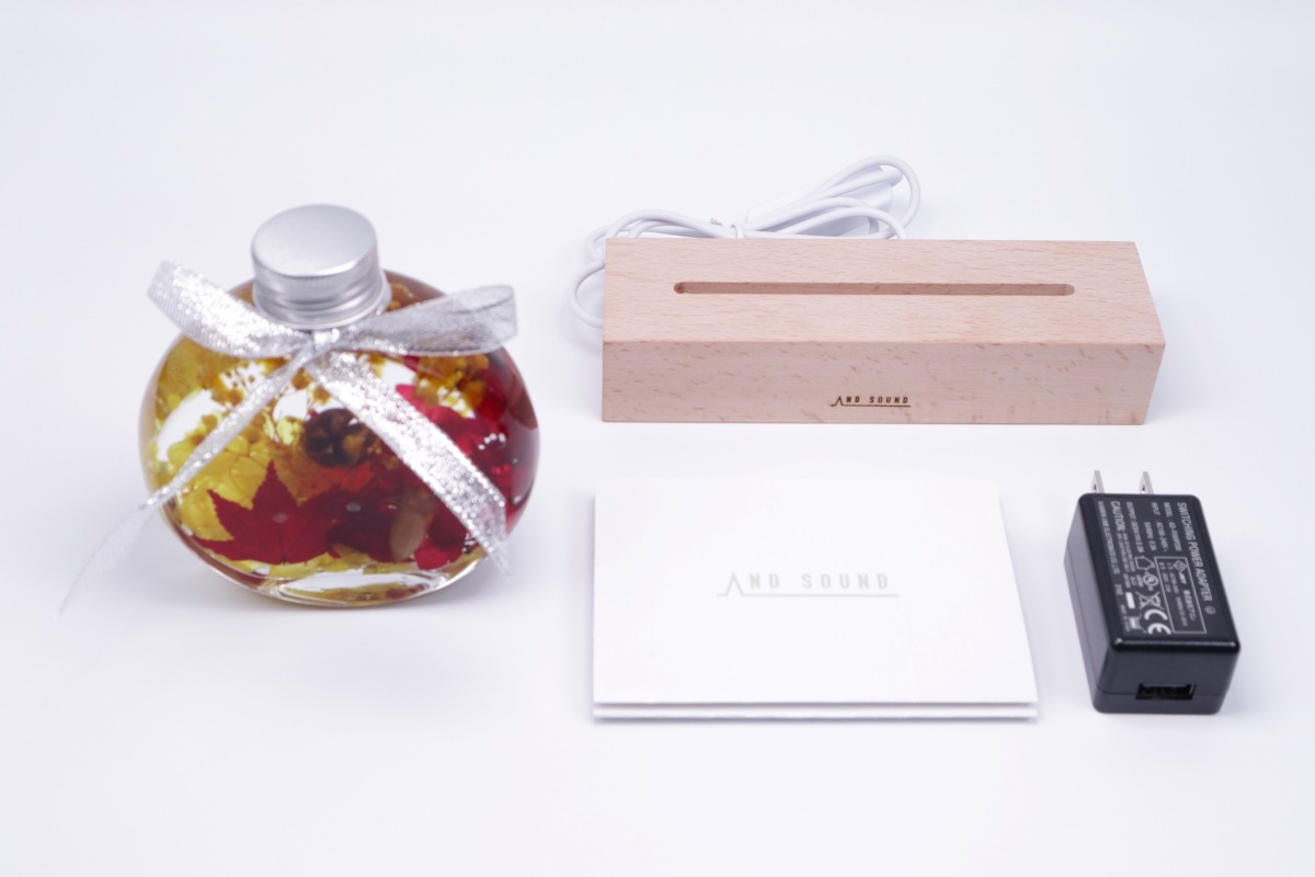 ハーバリウムSET　(秋限定：紅葉)　