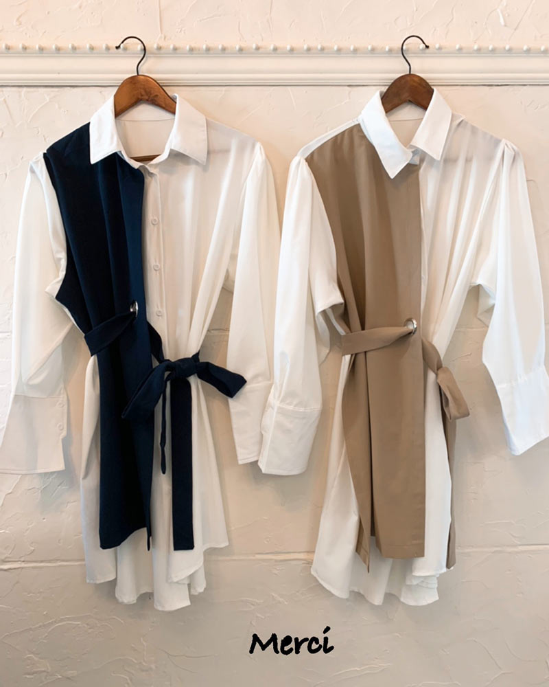 シェイプリボンワンピース