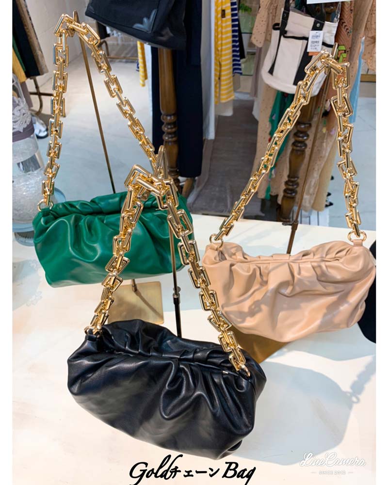 GoldチェーンBag