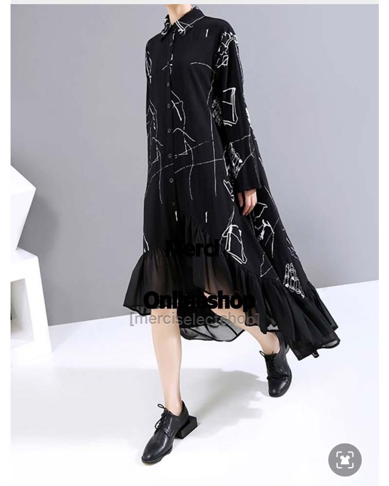 Hem シフォンHang ワンピース