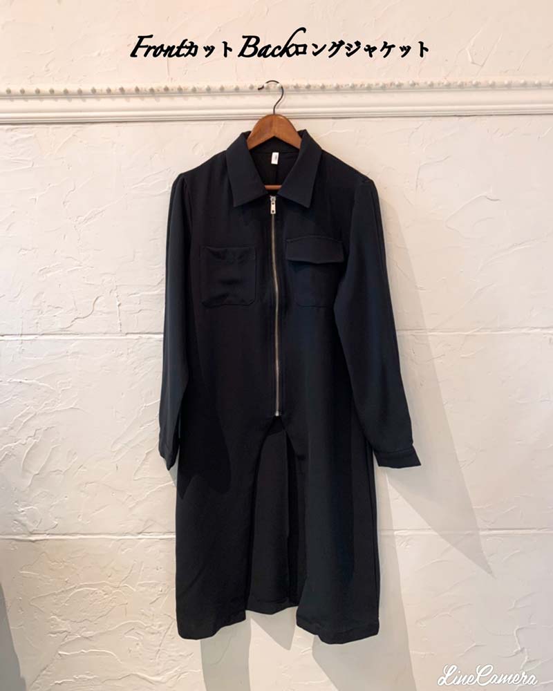 Frontカット Backロングジャケット