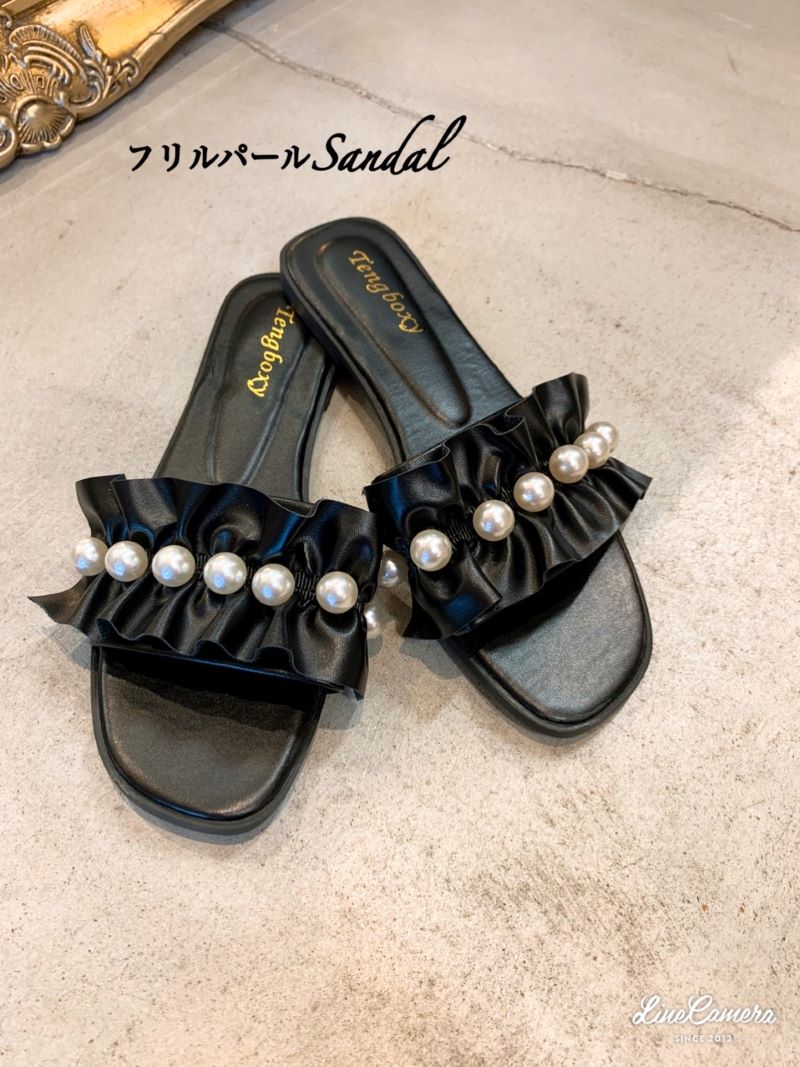 フリルパールSandal
