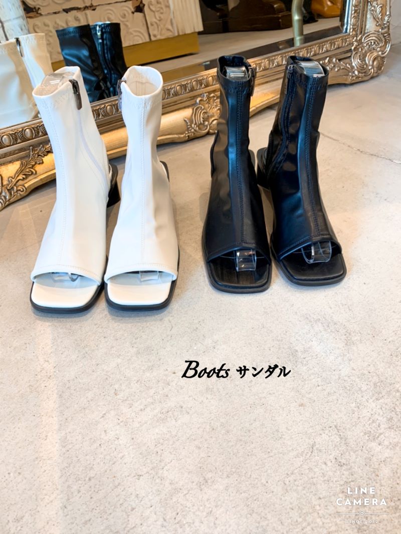 FakeレザーBootsサンダル