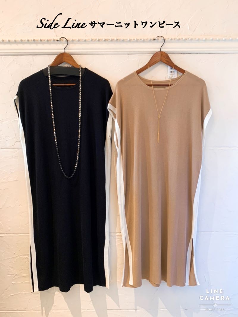 Side Lineサマーニットンピース