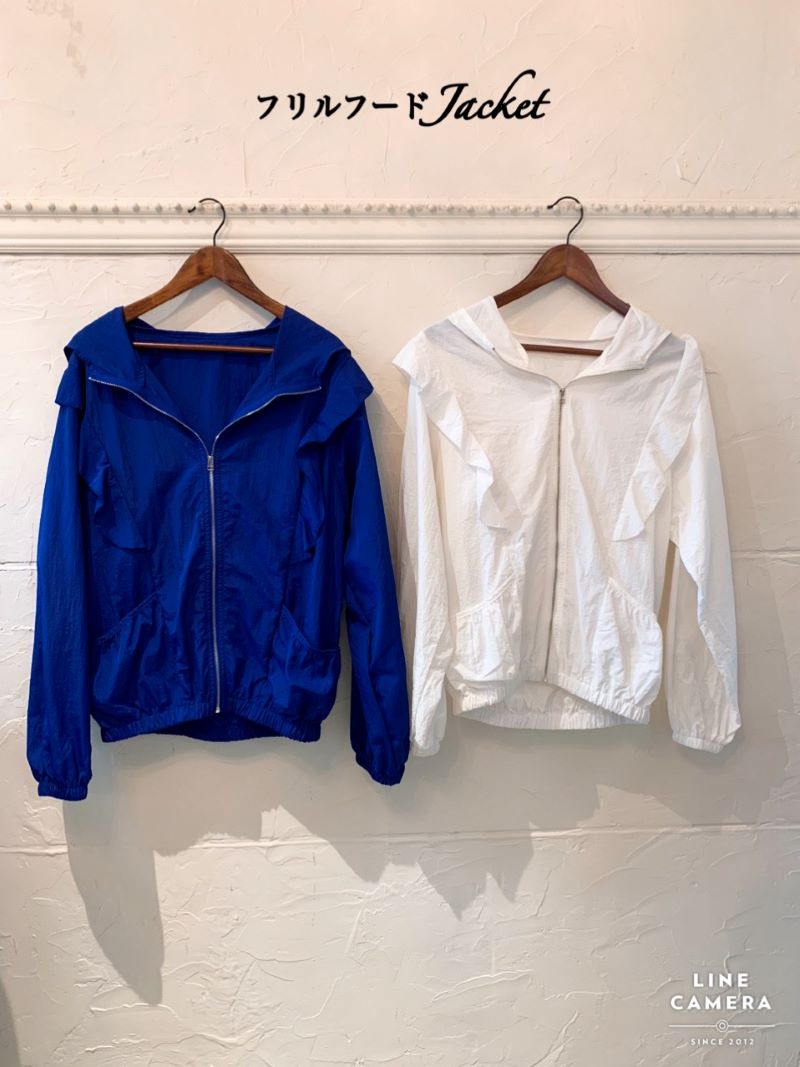 フリルフードJacket