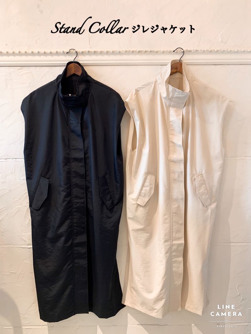 Stand Collar ジレジャケット