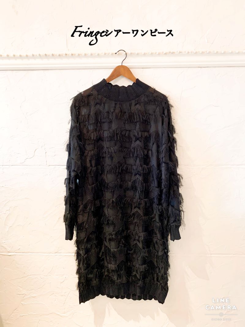 Fringeシアーワンピース