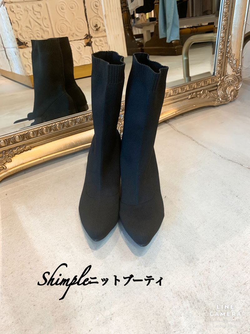 Shimpleニットブーティ