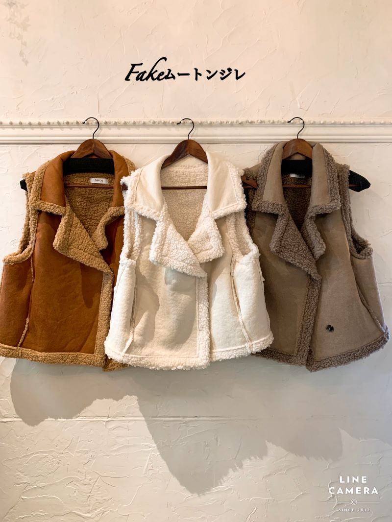 ☆ANGEL☆品 新品☆RADIATE ムートン ジレ コート ☆ANGEL☆様専用品 新品☆RADIATE ムートン ジレ コート