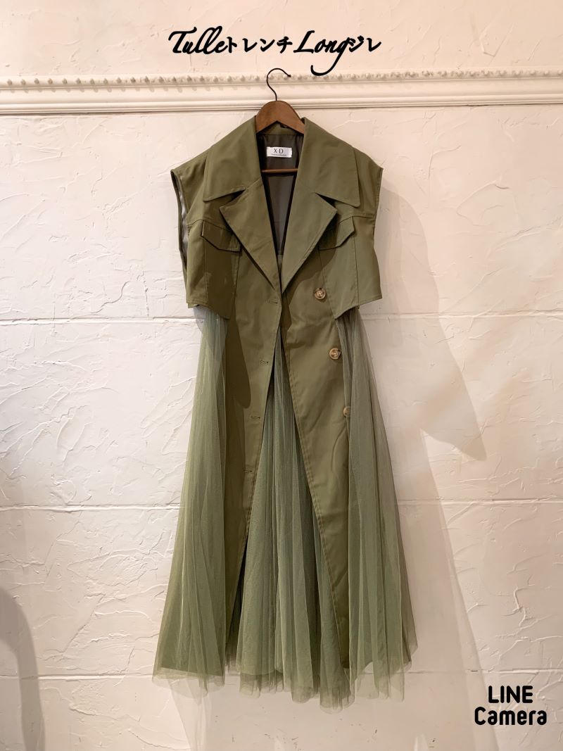 ＴｕｌｌｅトレンチＬｏｎｇジレ