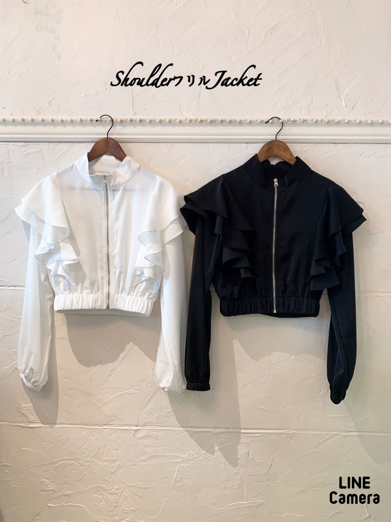 ShoulderフリルMA1Jacket
