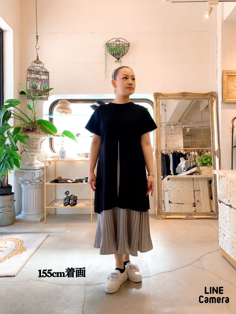 プリーツLayerワンピース