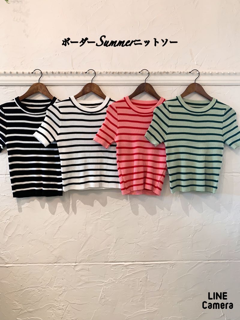 ボーダーSummerニットソー