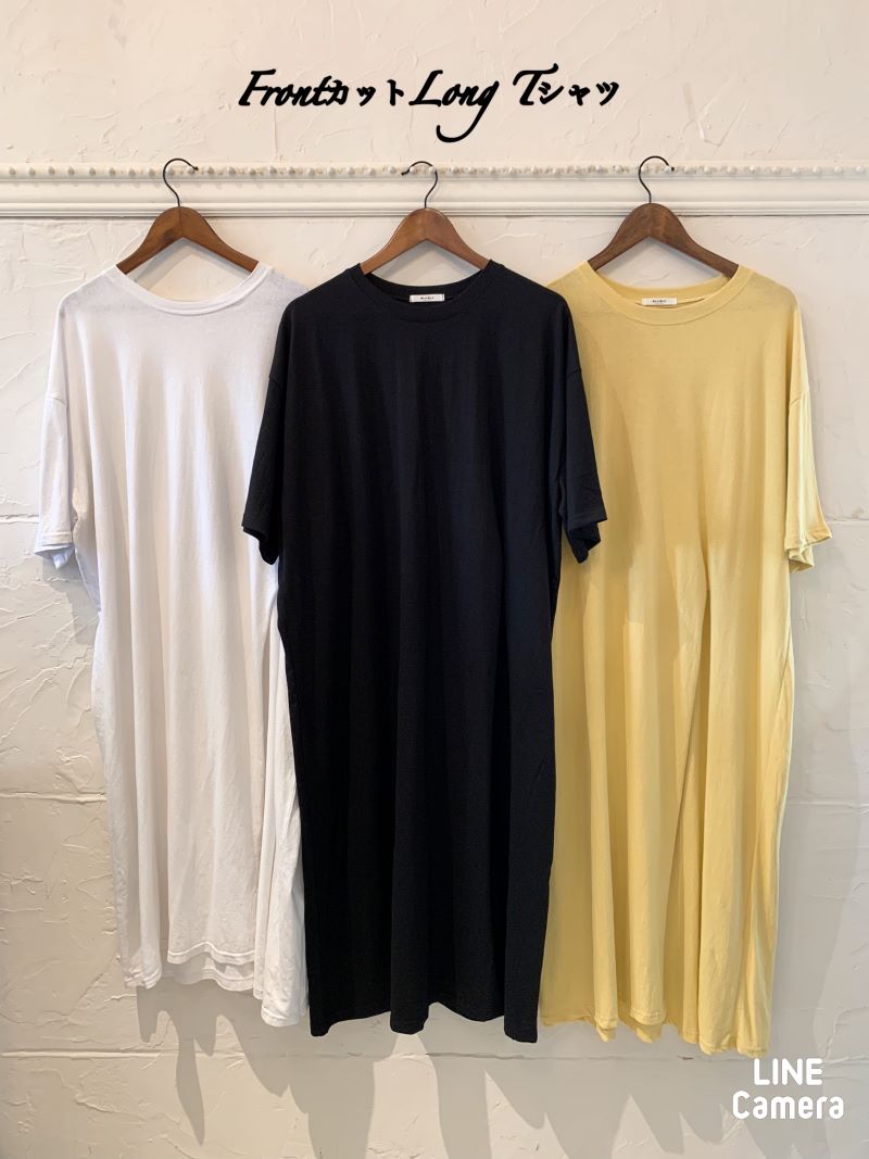 FrontカットLong　Tシャツ