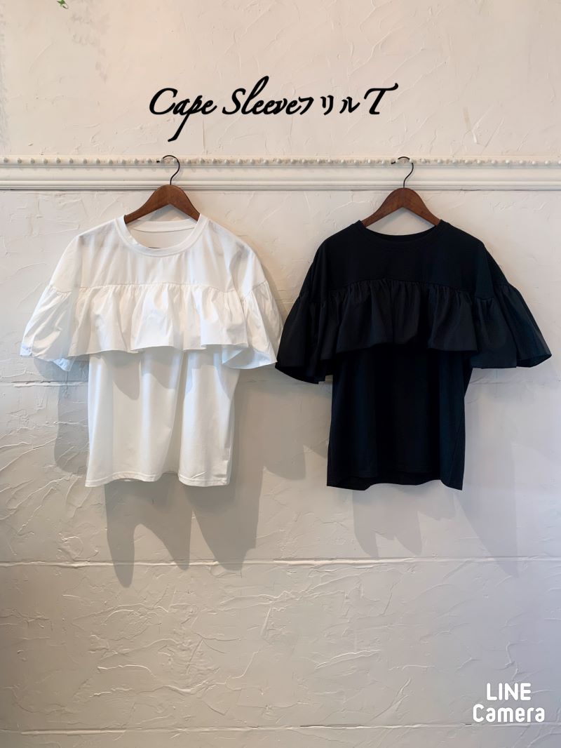 Cape　SleeveフリルT