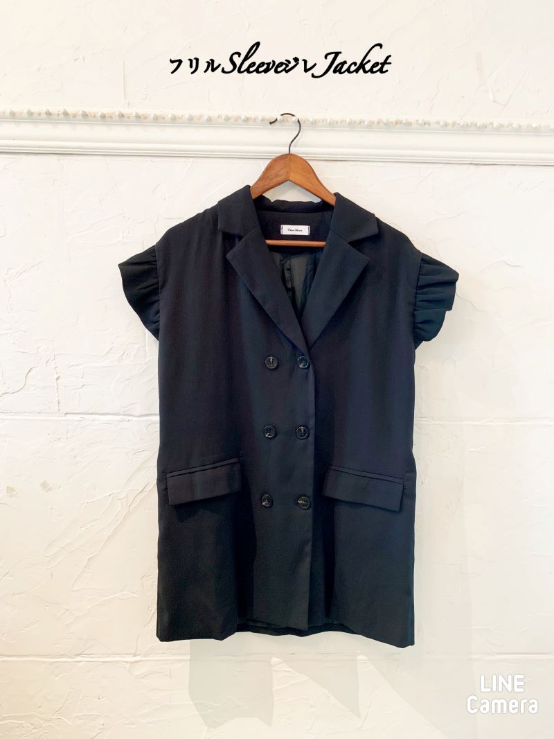 フリルSleeveジレJacket