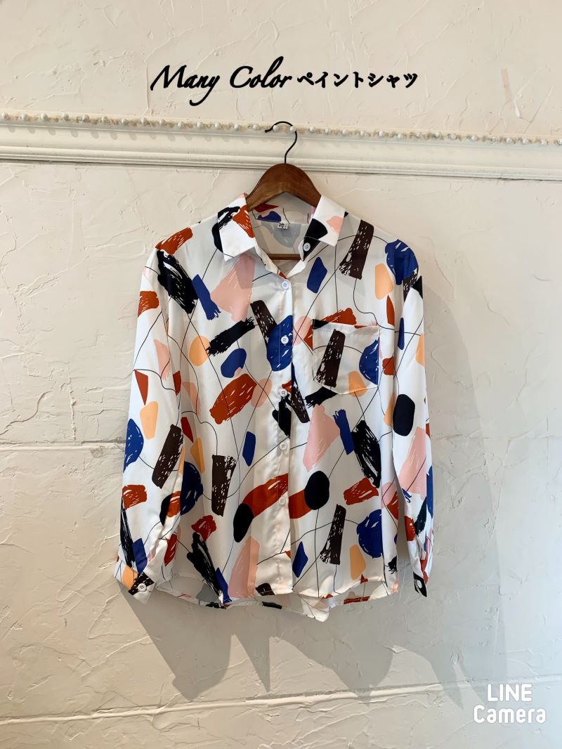 ManyColorペイントシャツ | TOPS | Merci 直営通販サイト 