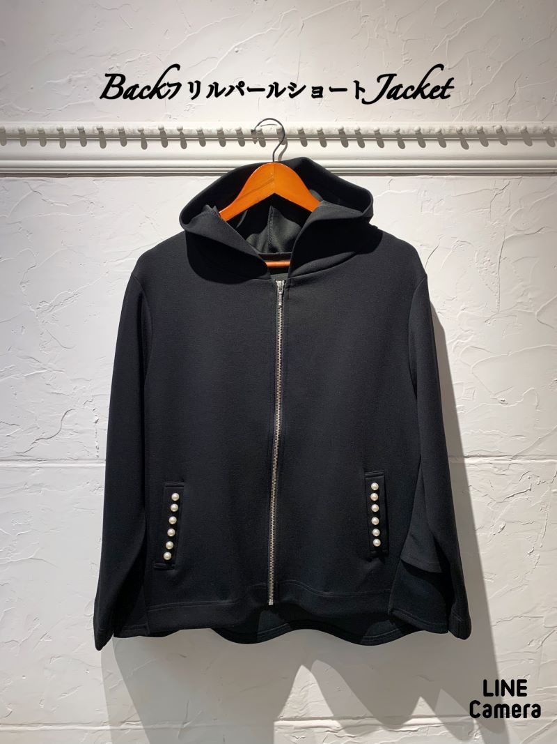 BackフリルパールショートJacket