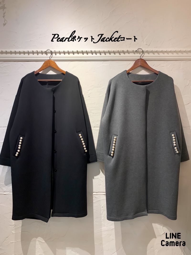 PearlポケットJacketコート