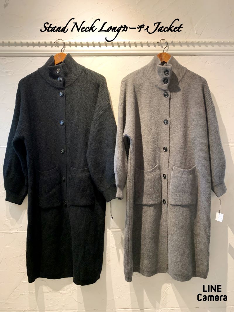 StandNeckLongカーディJacket