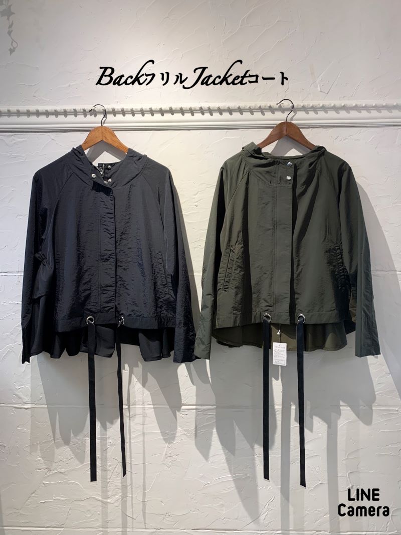 BackフリルJacketコート